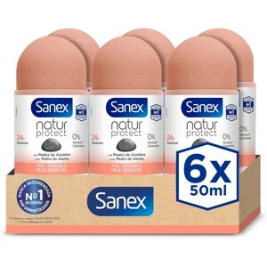 Sanex Natur Protect Deodorant Roll-On 50ml for Sensitive Skin - 24h Alcohol-Free Sanex Natur Protect Deodorant Roll-On 50ml for Sensitive Skin - 24h Alcohol-Free