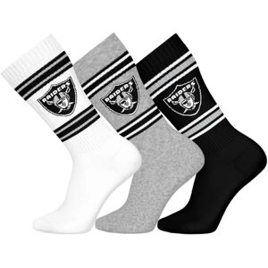Barefoot NFL Zestaw 3 skarpet Raiders Barefoot NFL Zestaw 3 skarpet Raiders