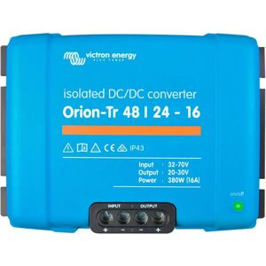 Inverseur automobile Victron Energy Orion-Tr 48/24-16A 380 W - Ori482441110 - Publicité Inverseur automobile Victron Energy Orion-Tr 48/24-16A 380 W - Ori482441110 - Publicité
