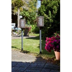 Luxform LED Garden Light Cylinder Outdoor Path Yard Walkway - Ground Lighting Luxform LED Garden Light Cylinder Outdoor Path Yard Walkway - Ground Lighting