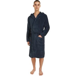 Tommy Hilfiger Navy Hooded Bathrobe - Bathrobe Tommy Hilfiger Navy Hooded Bathrobe - Bathrobe