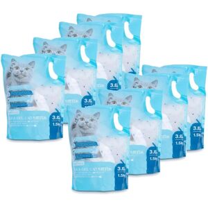 Litière pour Chat NOBLEZA Silice - Absorbe rapidement l'urine - Publicité Litière pour Chat NOBLEZA Silice - Absorbe rapidement l'urine - Publicité