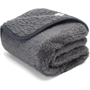 Couverture Peluche Nobleza - Chien & Chat - Gris - 120x100cm - Publicité Couverture Peluche Nobleza - Chien & Chat - Gris - 120x100cm - Publicité