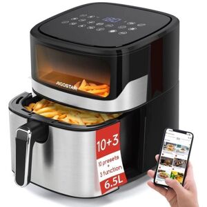 AIGOSTAR Balloon - 6.5L - Plata - Freidora de Aire AIGOSTAR Balloon - 6.5L - Plata - Freidora de Aire