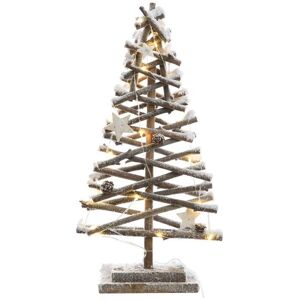 Decoris Arbre de Noël en Rotin 25x12x50cm - Sapin de Noël - Publicité Decoris Arbre de Noël en Rotin 25x12x50cm - Sapin de Noël - Publicité