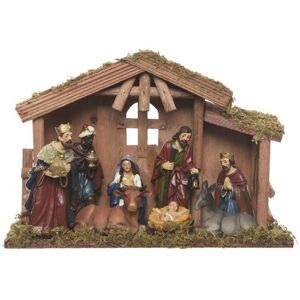 BigBuy Christmas Nativity Scene - Metal - 8 Figures BigBuy Christmas Nativity Scene - Metal - 8 Figures