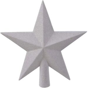 Étoile blanche Decoris pour sapin de Noël - Ornement étoile 19x4,2x19 cm - Publicité Étoile blanche Decoris pour sapin de Noël - Ornement étoile 19x4,2x19 cm - Publicité