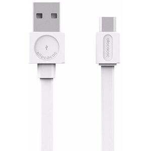 Cable USB A a Micro-USB B Blanco Plano de Allocacoc - USB 2.0 Cable USB A a Micro-USB B Blanco Plano de Allocacoc - USB 2.0