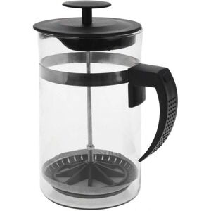 Excellent Houseware French press - transparant en zwart - 1L Excellent Houseware French press - transparant en zwart - 1L