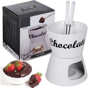 KOOPMAN Keramik-Schokoladenfondue-Set für 2 - Fondue-Set KOOPMAN Keramik-Schokoladenfondue-Set für 2 - Fondue-Set