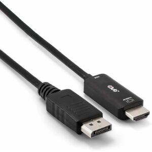 Club 3D DisplayPort 1.4 to HDMI 2.0b Adapter - 2m 4K HDR Club 3D DisplayPort 1.4 to HDMI 2.0b Adapter - 2m 4K HDR