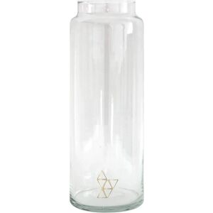 Tak Design Triangle XL Vase - Handmade, Glass, Gold Finish - 30cm Tak Design Triangle XL Vase - Handmade, Glass, Gold Finish - 30cm