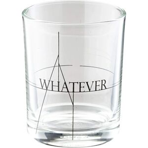 Tak Design Drink Glass - Rock - 7x9cm - Transparent/Black - Drink Glass Tak Design Drink Glass - Rock - 7x9cm - Transparent/Black - Drink Glass