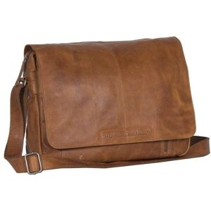 The Chesterfield Brand Sac messager en cuir ciré - ordinateur portable 15,4 pouces - Marron - Publicité The Chesterfield Brand Sac messager en cuir ciré - ordinateur portable 15,4 pouces - Marron - Publicité