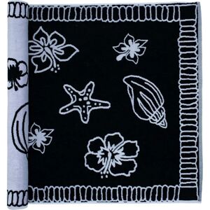 The One Towelling Hawaii Strandlaken - 90x190cm Zwart/Wit The One Towelling Hawaii Strandlaken - 90x190cm Zwart/Wit