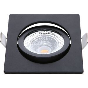 EcoDim 5Watt 2000K - 3000K Zwarte Vierkante Kantelbare LED Inbouwspot EcoDim 5Watt 2000K - 3000K Zwarte Vierkante Kantelbare LED Inbouwspot