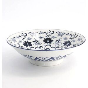 Tokyo Design Studio Tokyo Blue Botan - Cobalt Blue Floral Ramen Bowl Tokyo Design Studio Tokyo Blue Botan - Cobalt Blue Floral Ramen Bowl