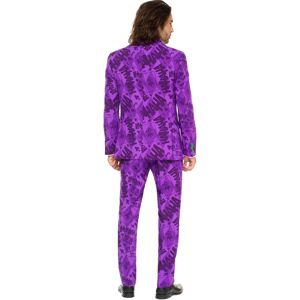 Lacey Wigs Mr. Joker Costume - Opposuits - Purple/Green - XL Lacey Wigs Mr. Joker Costume - Opposuits - Purple/Green - XL