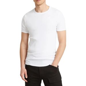 G-Star White Slim Organic Cotton T-Shirt - Casual Fit G-Star White Slim Organic Cotton T-Shirt - Casual Fit