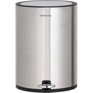 Sealskin Bidoncino c/pedale Industrial Silver - Trash Bin Sealskin Bidoncino c/pedale Industrial Silver - Trash Bin