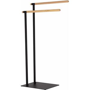 Sealskin Brix Floorstanding Towel Rack - Towel Holder, Wooden, Black Sealskin Brix Floorstanding Towel Rack - Towel Holder, Wooden, Black