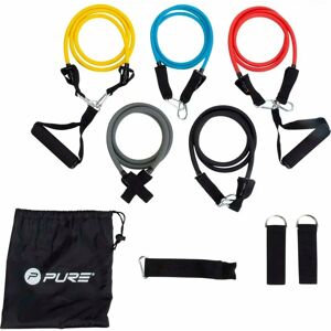 Pure2Improve Exercise Tube Set - Multi Resistance Levels Pure2Improve Exercise Tube Set - Multi Resistance Levels