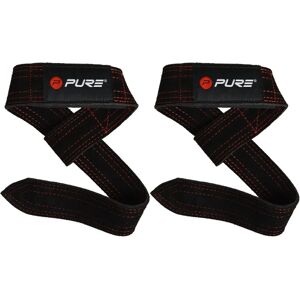 Pure2Improve Buffalo Leather Weight Lifting Straps - Black Pure2Improve Buffalo Leather Weight Lifting Straps - Black