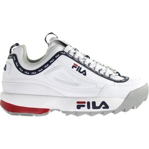 Fila Disruptor Womens Trainers - Leather - White - Low Lace-Up - Womens Trainers Fila Disruptor Womens Trainers - Leather - White - Low Lace-Up - Womens Trainers