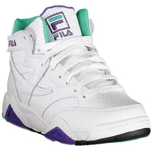 Fila Grant Hill 2 Albe Violet Verde Înalt - Pantofi de Baschet Fila Grant Hill 2 Albe Violet Verde Înalt - Pantofi de Baschet