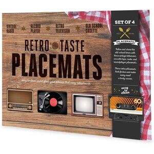 Northix 4x Teller Untersetzer - Retro Design - Tischzubehör Northix 4x Teller Untersetzer - Retro Design - Tischzubehör