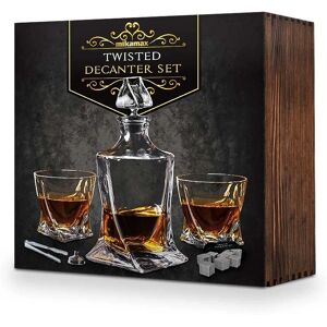 Northix Twisted kanna-set med 2 glas Northix Twisted kanna-set med 2 glas