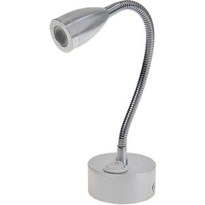 Pricenet Silber Oberflächenleuchte 1-LED mit flexiblem Hals - Spot Pricenet Silber Oberflächenleuchte 1-LED mit flexiblem Hals - Spot
