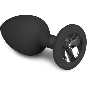 EasyToys Black Diamond Jewelry Anal Plug Small - Anal Plug EasyToys Black Diamond Jewelry Anal Plug Small - Anal Plug
