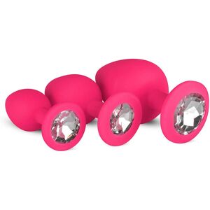 EasyToys Anal Collection Diamond Plug - Set Rosa S/M/L EasyToys Anal Collection Diamond Plug - Set Rosa S/M/L