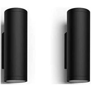 Philips Hue White and Colour Ambiance Appear LED Smart Outdoor Wall Lights - Set of 2 Philips Hue White and Colour Ambiance Appear LED Smart Outdoor Wall Lights - Set of 2