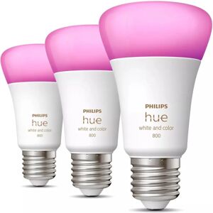 Philips Hue Bianco E Colore Ambiance 800lm E27 Bluetooth 3er-Set (929002489603) Philips Hue Bianco E Colore Ambiance 800lm E27 Bluetooth 3er-Set (929002489603)