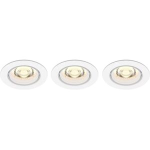Philips Hvid LED indbygningsspot - 3 stk - 500 lm Philips Hvid LED indbygningsspot - 3 stk - 500 lm