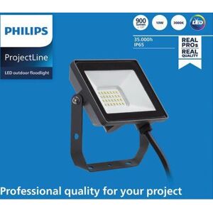 Philips 8719514954397 Floodlight - Zwart - 10W LED Philips 8719514954397 Floodlight - Zwart - 10W LED