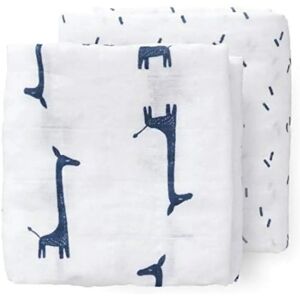 Fresk Organic Cotton Giraffe Baby Muslin Cloths - Baby Muslin Cloths Fresk Organic Cotton Giraffe Baby Muslin Cloths - Baby Muslin Cloths