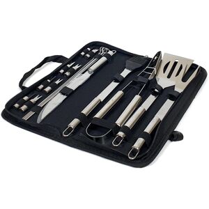 Krumble RVS 18-delige Barbecue Set - Draagbaar Krumble RVS 18-delige Barbecue Set - Draagbaar