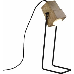 QUVIO Houten Tafellamp - Minimalistisch Ontwerp - E27 - 10x18x43cm QUVIO Houten Tafellamp - Minimalistisch Ontwerp - E27 - 10x18x43cm