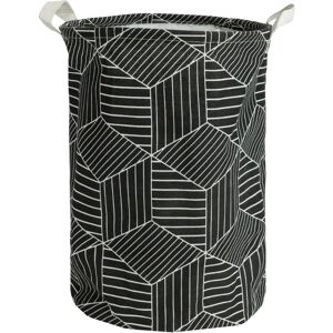 QUVIO - Wasmand met handvaten - Hexagon patroon - 43 L - Laundry Basket QUVIO - Wasmand met handvaten - Hexagon patroon - 43 L - Laundry Basket