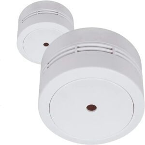 Détecteur de Fumée Mini Blanc ELRO avec Batterie 10 Ans - EN14604 Détecteur de Fumée Mini Blanc ELRO avec Batterie 10 Ans - EN14604