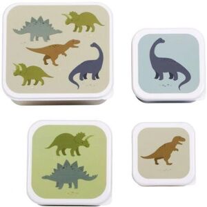 Ensemble de Boîtes à Déjeuner Vertes Dinosaure - A Little Lovely Company - Publicité Ensemble de Boîtes à Déjeuner Vertes Dinosaure - A Little Lovely Company - Publicité