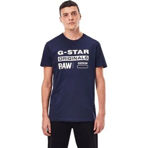 G-Star Graphic 8 T-shirt - sartho blue G-Star Graphic 8 T-shirt - sartho blue