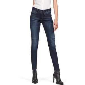 G-Star Raw Lynn mid waist skinny jeans - Marinblå G-Star Raw Lynn mid waist skinny jeans - Marinblå