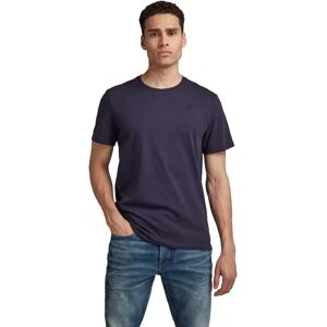 G-Star Base-S Ribbed Short Sleeve T-Shirt (D16411-336) - T-Shirt sartho blue G-Star Base-S Ribbed Short Sleeve T-Shirt (D16411-336) - T-Shirt sartho blue