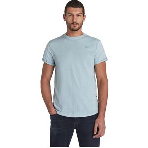 G-Star T-shirt Lash Ribbed z krótkim rękawem (D16396-2653) - T-shirt z krótkim rękawem (D16396-2653-C58) niebieski G-Star T-shirt Lash Ribbed z krótkim rękawem (D16396-2653) - T-shirt z krótkim rękawem (D16396-2653-C58) niebieski