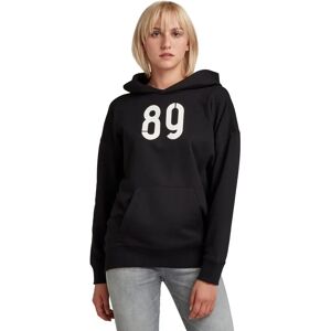 G-Star Raw Huppie - Grafisk tryck på bröstet - Svart - Bomull & återvunnen polyester G-Star Raw Huppie - Grafisk tryck på bröstet - Svart - Bomull & återvunnen polyester