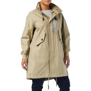 G-Star Raw Anorak en forma de cola de pez - Beige algodón - Talla Mediana G-Star Raw Anorak en forma de cola de pez - Beige algodón - Talla Mediana